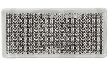 Popularny ODBLASK PROSTOKĄTNY BIAŁY PRZYKLEJANY WAŚ